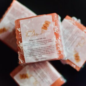 Mango coconut milk soap